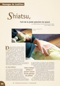 Article Laading Shiatsu