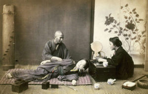 Photo ancienne shiatsu Japon