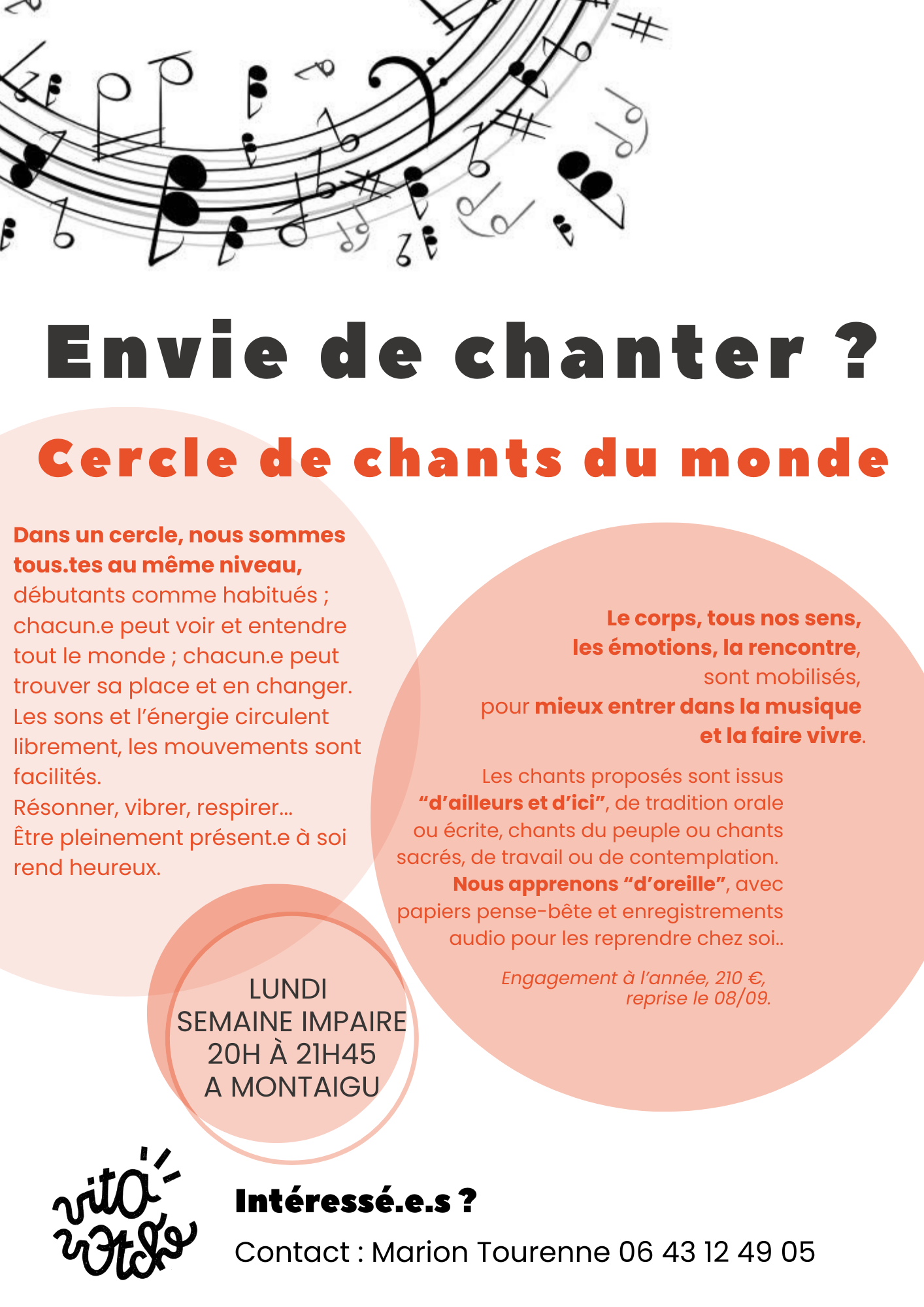chanter en cercle